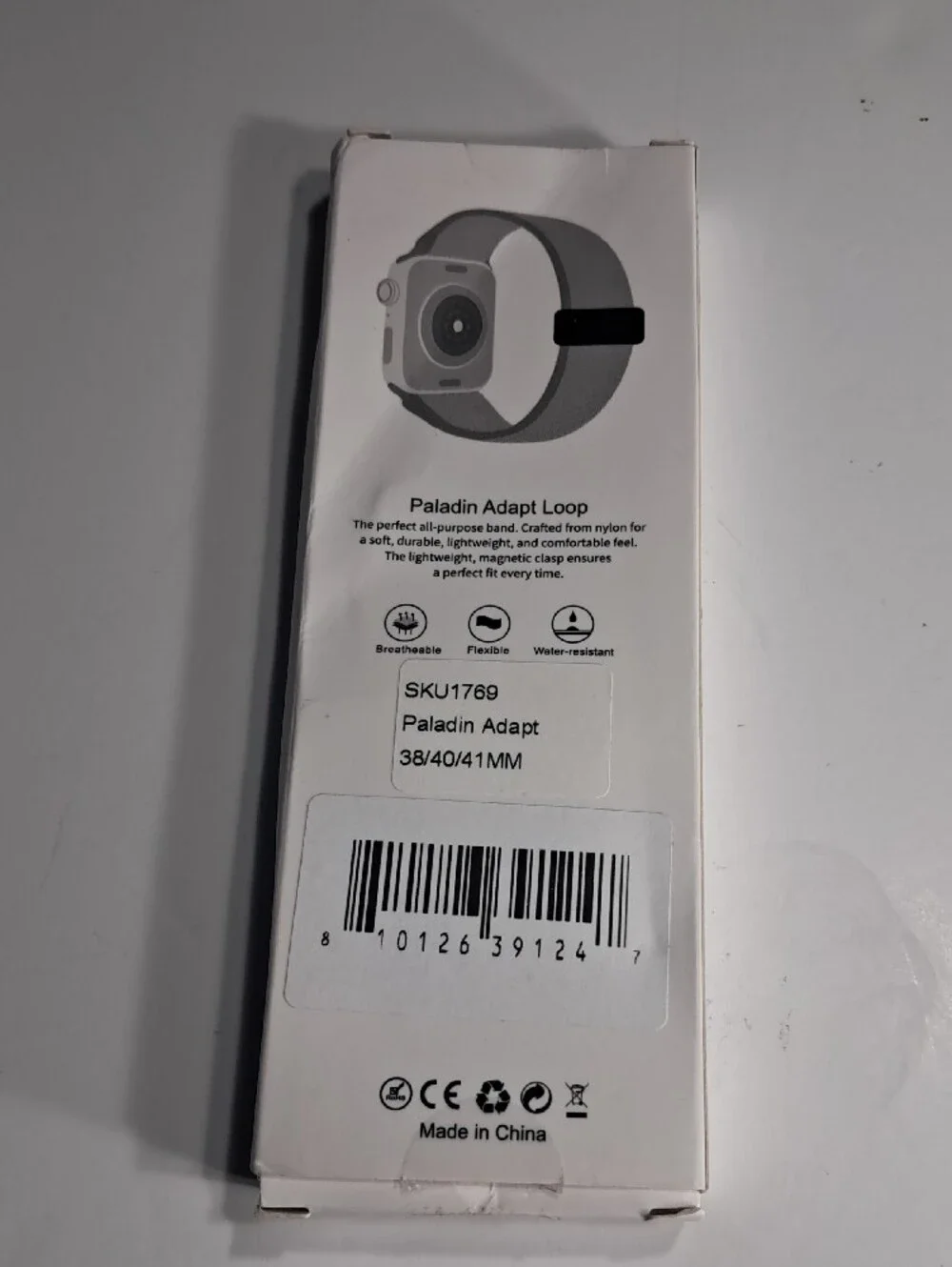 Solace Paladon Adapt Loop for Apple Smart Watch Band- Hex comb black